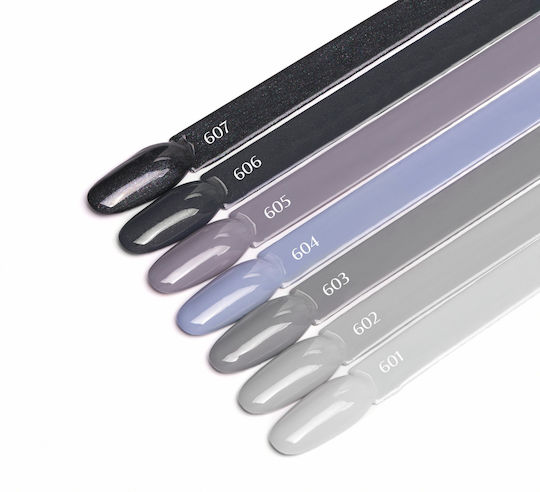 Activeshop Ημιμόνιμο Βερνίκι Νυχιών Grey 606 5gr