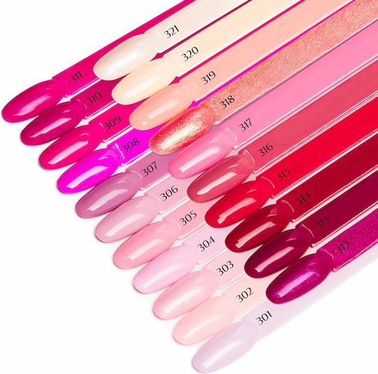 Activeshop Ημιμόνιμο Βερνίκι Νυχιών Pink 301 5gr