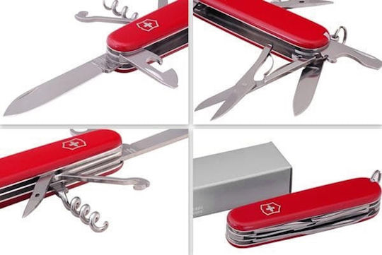A009 Schweizer Taschenmesser Rot in Hülle