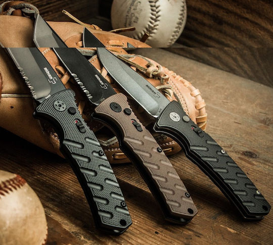 Boker Plus Strike Джобно ножче Автоматичен Кафяв в Калъф