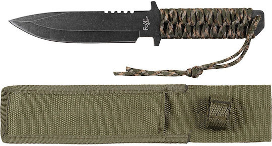Fox Outdoor Fox Outdoor Knife Survival Khaki in Sheath