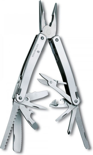 Victorinox Swiss Tool Spirit X Plus Ratchet Πολυεργαλείο σε Δερμάτινη Θήκη
