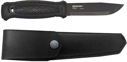 Morakniv Garberg BlackBlade Leather Sheath Knife Black in Leather Case