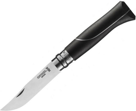 Opinel Nr.08 Cuțit De Buzunar Negru Cu Husă