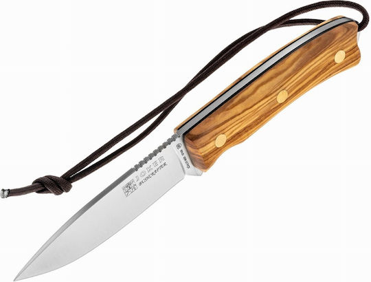 Joker Bushcrafter Knife Brown in Leather Sheath