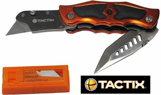 Tactix Джобно Ножче Survival Оранжево