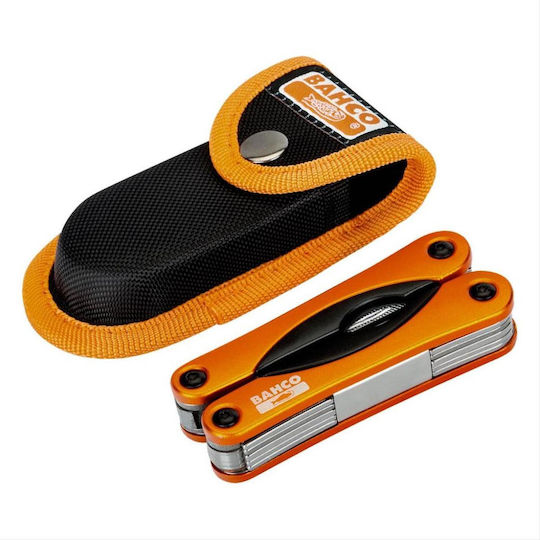 Bahco 18 Tools Πολυεργαλείο Πορτοκαλί σε Θήκη