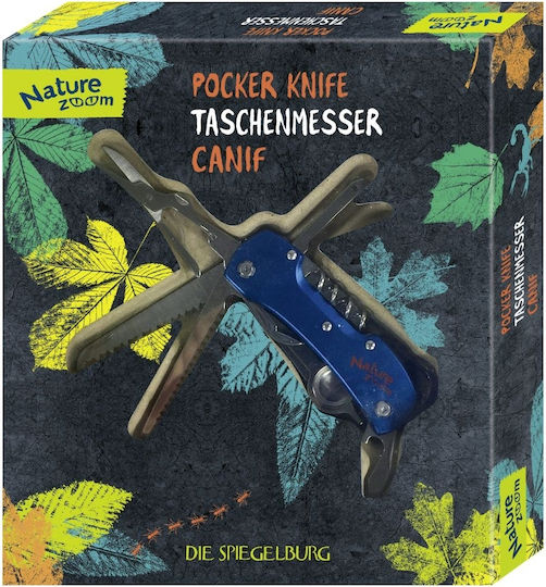Die Spiegelburg Nature Zoom Multitool Blue in Sheath