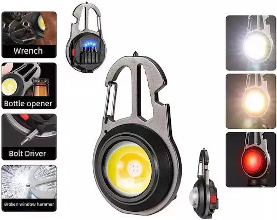 Andowl Q-D910 Мултифункционален Инструмент Ключодържател Черен