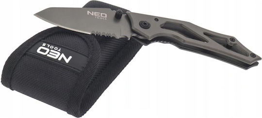 Neo Tools Σουγιάς με Μηχανισμό Κλειδώματος Μαύρος σε Θήκη