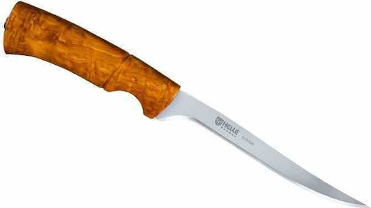 Helle Hunting Messer Braun in Hülle