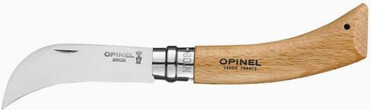 Opinel No 8 Pocket Knife Silver with Blade made of Stainless Steel