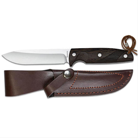 Martinez Albainox Hunting Knife Brown in Sheath