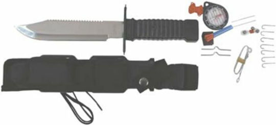 Mil-Tec Special Forces Μαχαίρι Επιβίωσης Μαύρο σε Θήκη