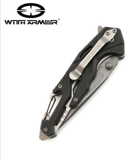 WithArmour Spider Pocket Knife Black