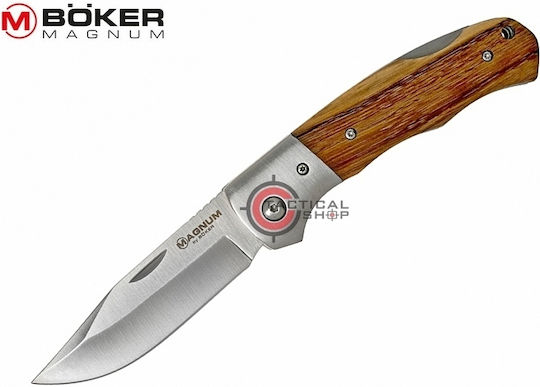 Boker Magnum Rustic Cuțit De Buzunar De Supraviețuire Maro