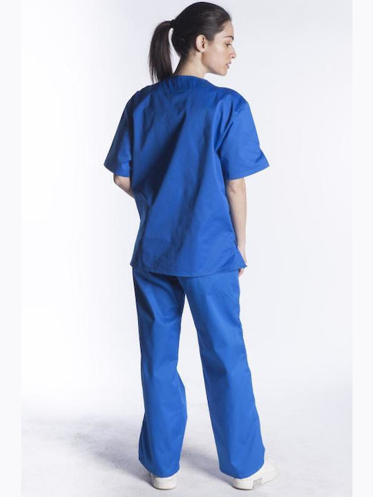 Fageo Pantaloni de Lucru Alb