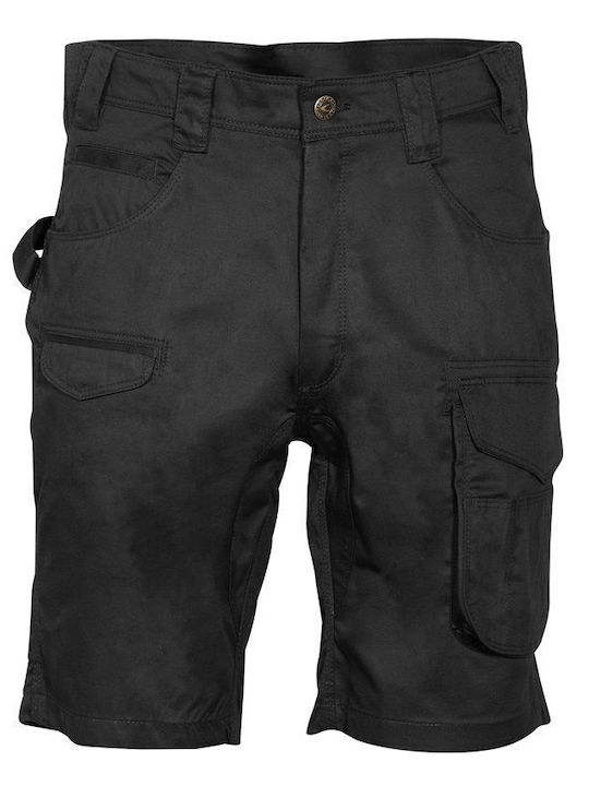 Cofra Comoros Work Shorts Black made of Cotton V475-0-05