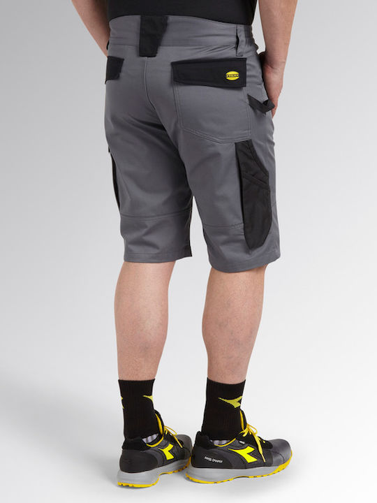 Utility Diadora Reflektierend Arbeitsshorts Gray