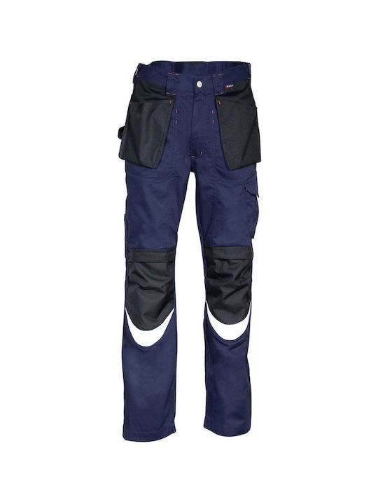 Cofra Bricklayer Work Trousers Navy Blue