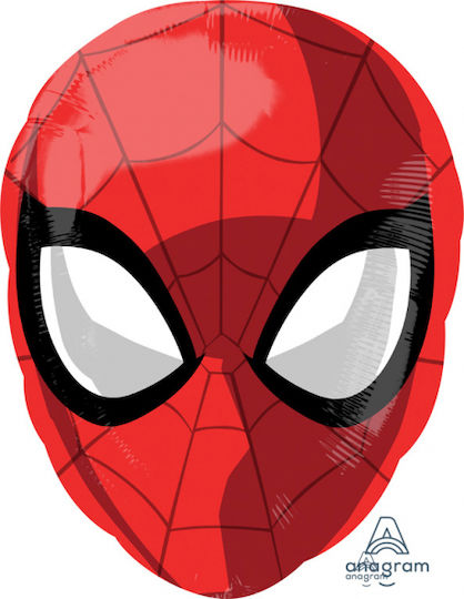 Balloon Foil Jumbo Spiderman Red 63cm