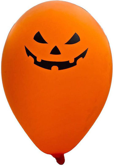 Set of 8 Balloons Latex Orange 32cm