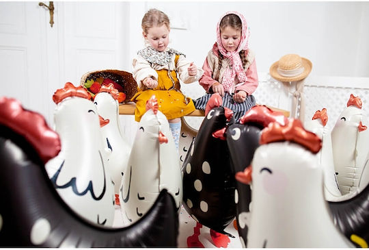 Balloon Foil Jumbo Beige Little hen 60cm