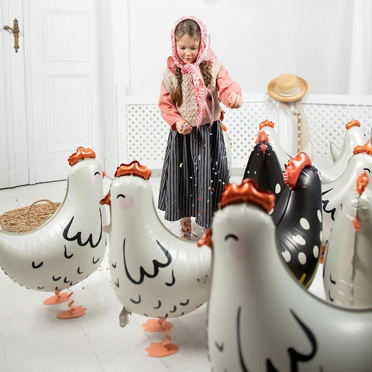 Balloon Foil Jumbo Beige Little hen 60cm