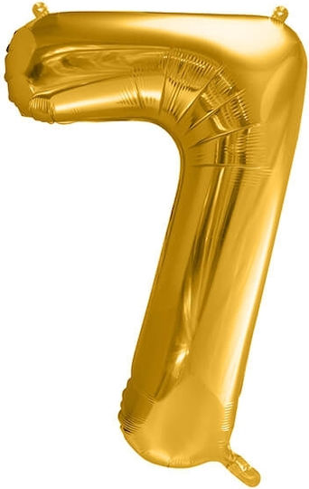 Balloon Foil Jumbo Number 7 Gold 86cm