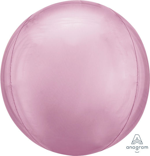 Balon Bubble Rotund Roz Orbz 40buc