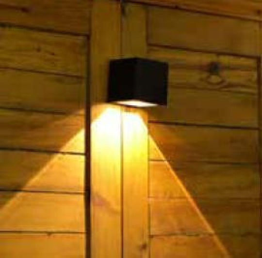 Fos me Wall Mounted Solar Light 50W 25lm Warm White 3000K with Photocell 10cmx10cmx10cmcm