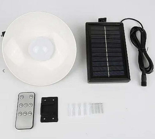 Factory XF-707 Hanging Solar Light Cold White with Remote Control 18cmx18cmx10cmcm