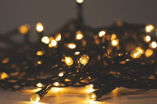 Fos me Hanging Solar Light Garland with Warm White Light IP44