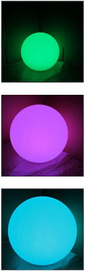 Aca Solar Light Floor Ball 1.5W Cold White 6000K with Remote Control IP54 40cmx40cmcm