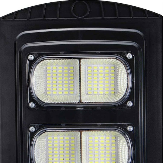 Rixme Επιτοίχιο Ηλιακό Φωτιστικό 200W 25600lm Ψυχρό Λευκό με Αισθητήρα Κίνησης, Φωτοκύτταρο και Τηλεχειριστήριο IP67 73x24x5εκ.