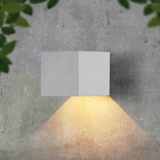 V-TAC Wall Mounted Solar Light 9W 860lm with Warm White Light 3000K IP65 15cmx15.3cmx15cmcm