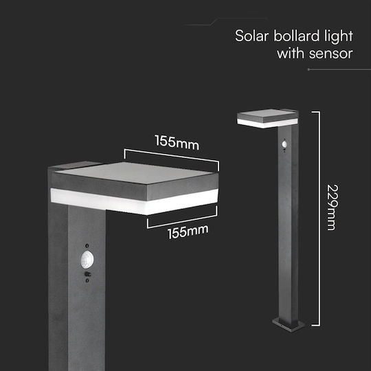 V-TAC Solar Light 5.5W with Motion Sensor