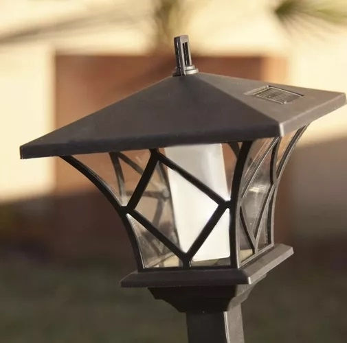 Gardlov Spiked Solar Light Torch 12lm with Warm White Light IP44 17cmx17cmx17cmcm