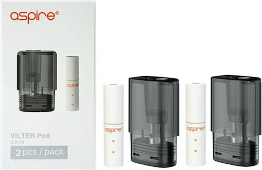 Aspire Vilter Pod de schimb în culoarea White 2ml cu Rezistență 0.8ohm 1buc