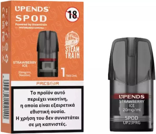 Steam Train Strawberry Ice Ανταλλακτικό Pod 2ml