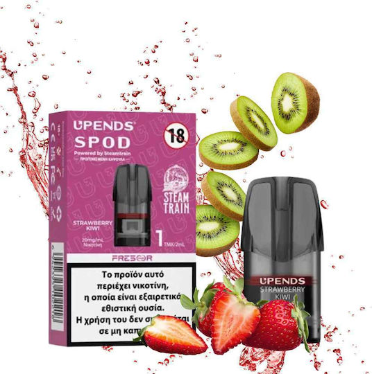 Steam Train Strawberry Kiwi Ανταλλακτικό Pod 2ml