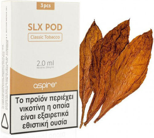 Aspire Slx Frost Ανταλλακτικά Pod 3τμχ 2ml με Αντίσταση 1.3ohm