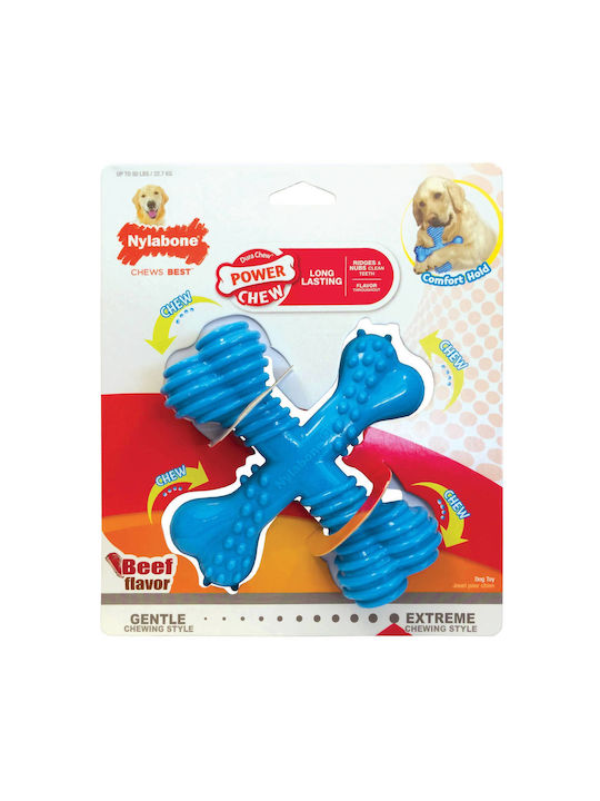 Nylabone Dura Dog Toy Bone Large Blue