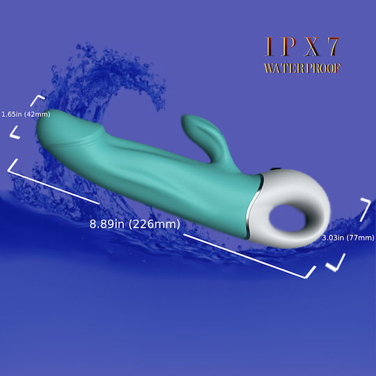 S-Hande Δονητής Rabbit Πράσινος