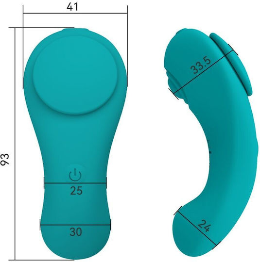 Armony Vibrator pentru cupluri cu Telecomandă Verde