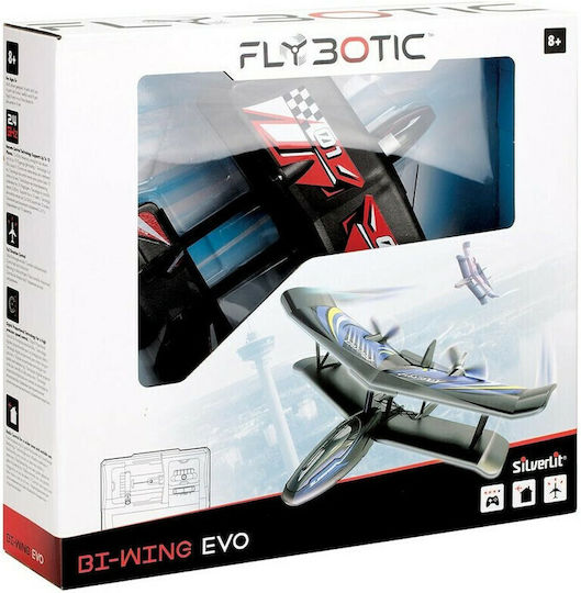 Silverlit Flybotic Bi-wing Evo Ferngesteuertes Flugzeug Schwarz