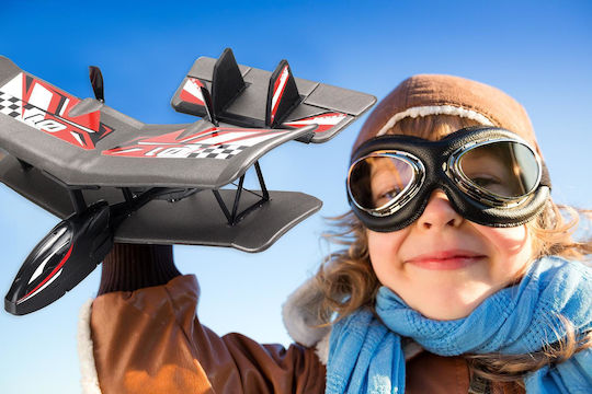 Silverlit Flybotic Bi-wing Evo Ferngesteuertes Flugzeug Schwarz