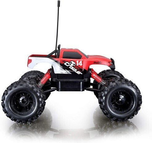 Maisto Tech New Version Rock Crawler Радиоуправляемо Автомобил Чудовищен камион Сребрист