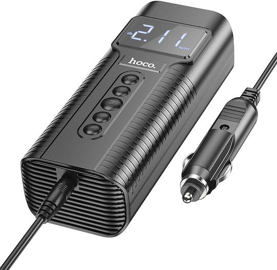 Hoco Τρόμπα Αυτοκινήτου PH55 με Καλώδιο Αναπτήρα 12V