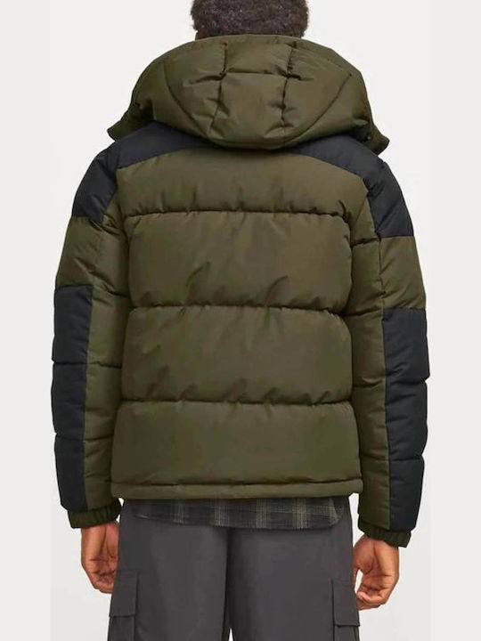 Jack & Jones Jachetă Puffer Noaptea pădurii